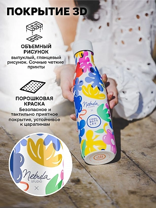 Термос Cool Bottles Nebula Studio Floral Madness 500мл CBB50FLM