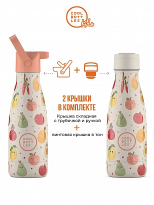 Термос Cool Bottles Kids серия Enjoyer Fruit Salad 260мл CBBK26FS