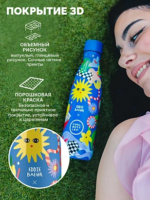 Термос Cool Bottles Eddie Baehr Sunshine Fiesta 500мл CBB50SFI